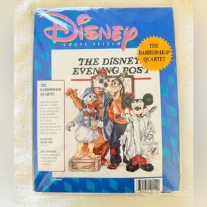 Disney 'The Barbershop Quartet' Cross Stitch Kit - Sealed - Vintage - 90s